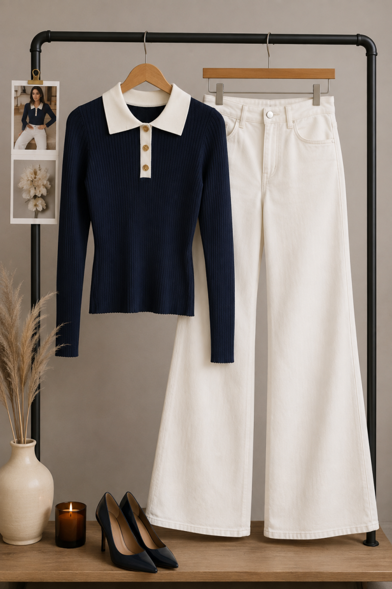 LILILA TU PULL NAVY