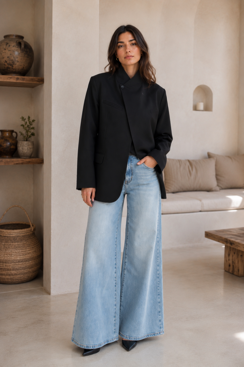 LAURYN TU BLAZER ZWART