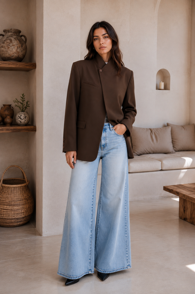 LAURYN TU BLAZER BRUIN