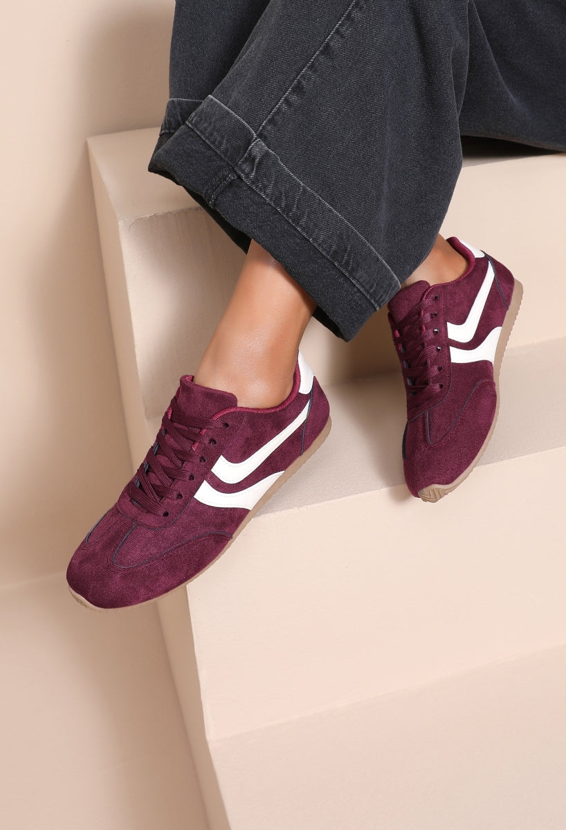 BREGNA SNEAKERS BORDEAUX