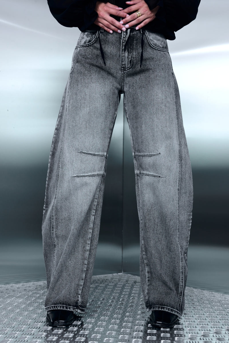 FENIKS JEANS BLACK-GREY