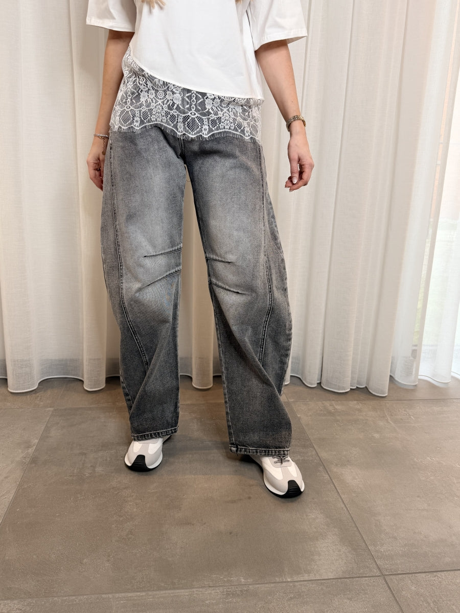 FENIKS JEANS BLACK-GREY