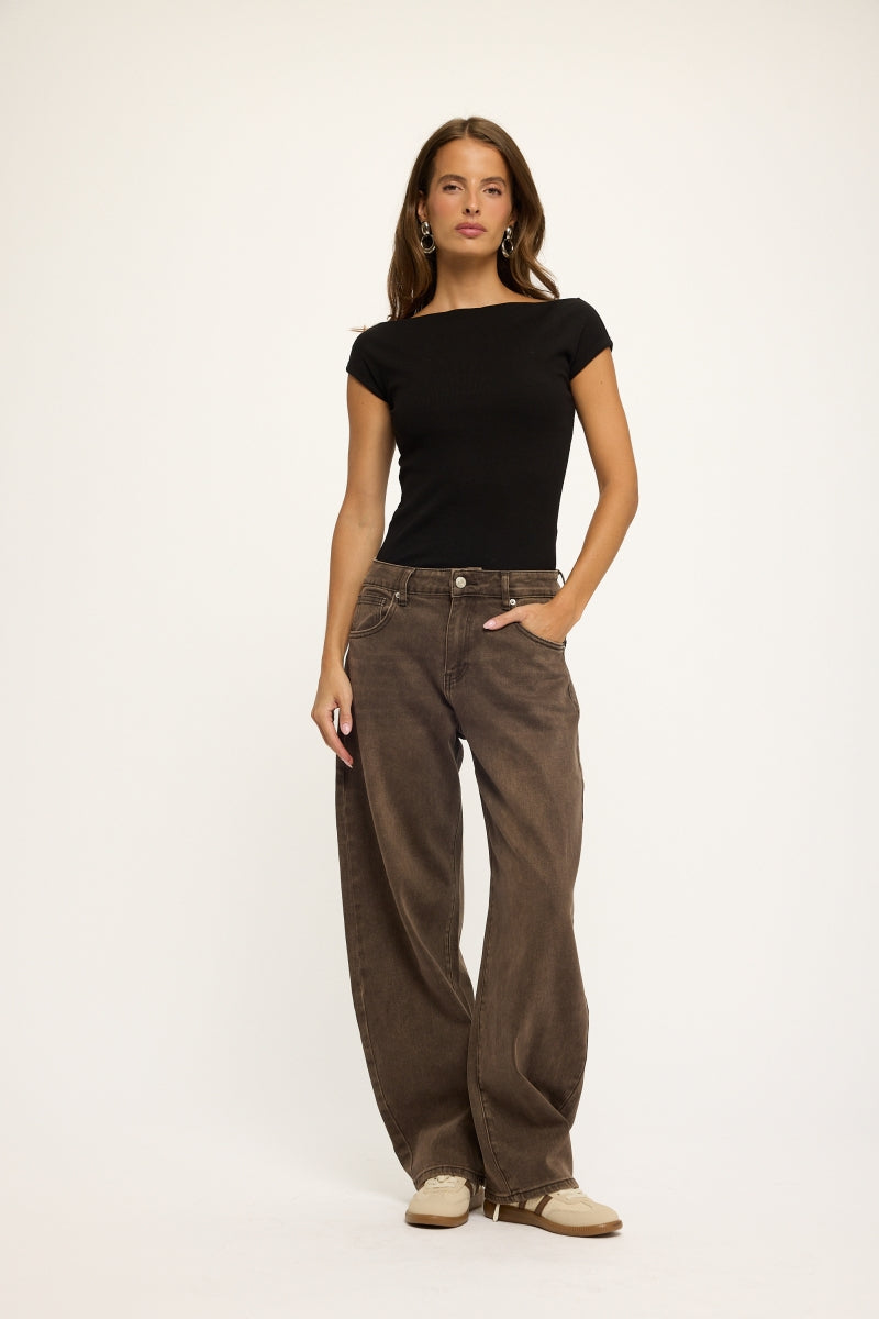 CISS BRUINE BARREL JEANS
