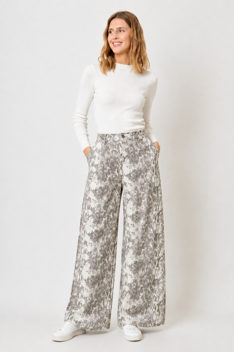 ELENA STRAIGHT LEG BROEK BEIGE