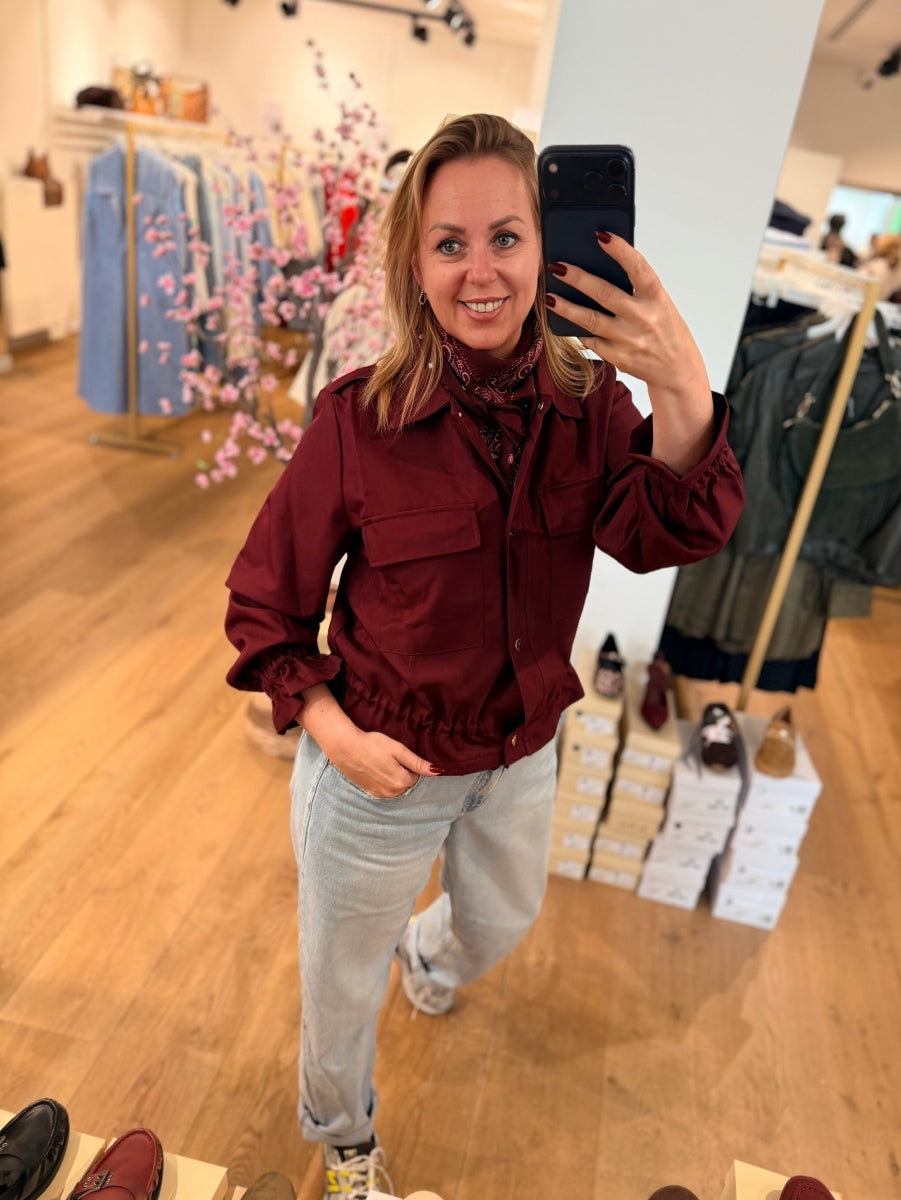 ELKE JASJE BURGUNDY