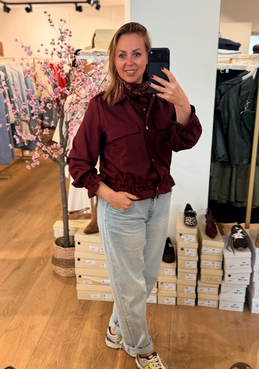 ELKE JASJE BURGUNDY