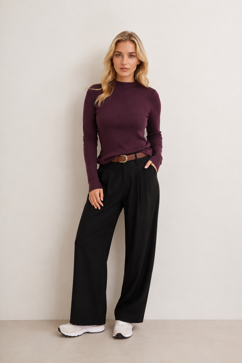 EBBA PULL BURGUNDY