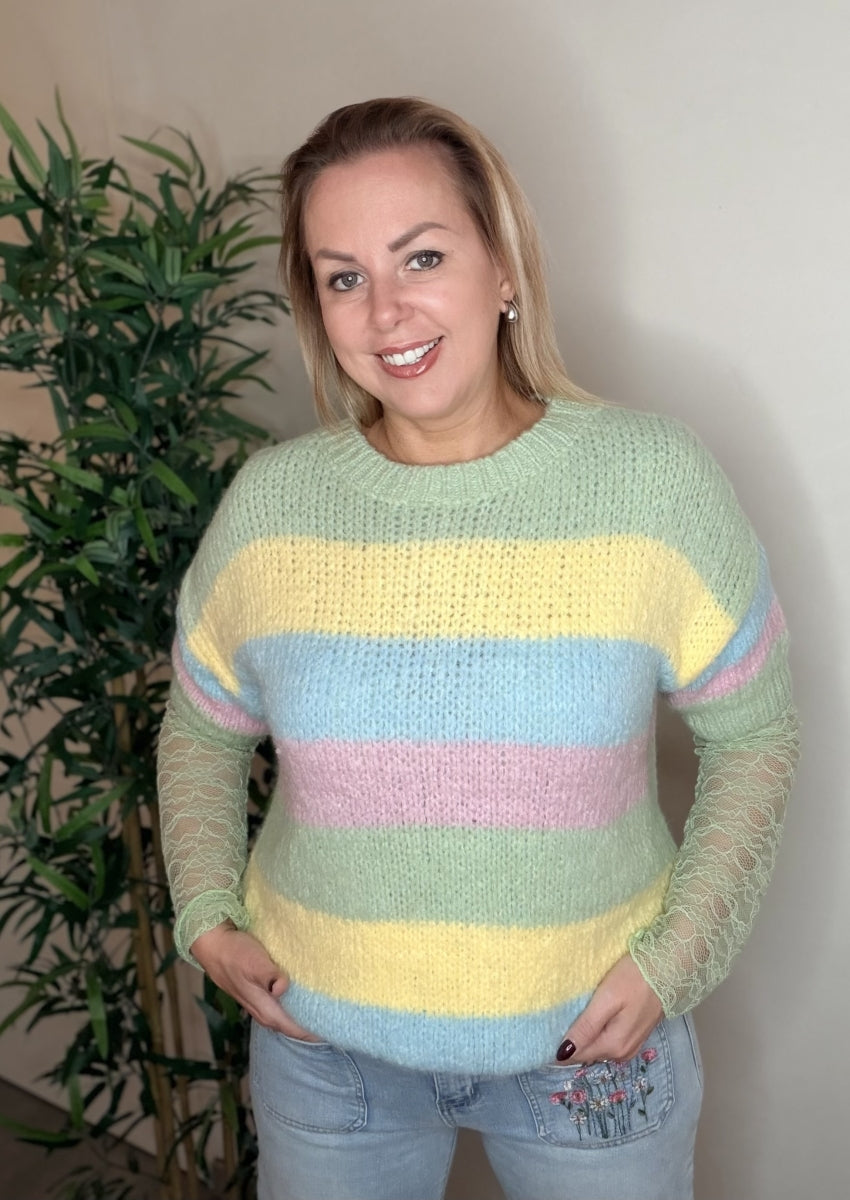 FLOR TU PULL COZY GROEN