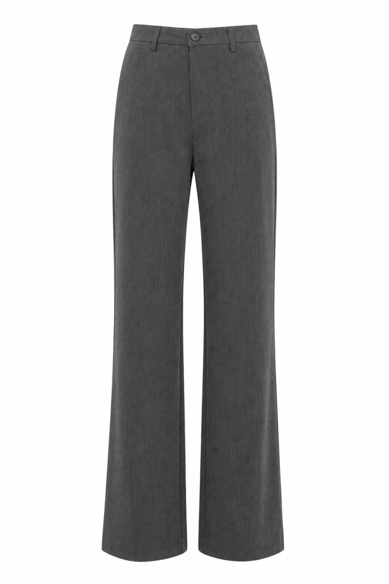 PICA GEKLEEDE KLASSIEKE BROEK GRIJS