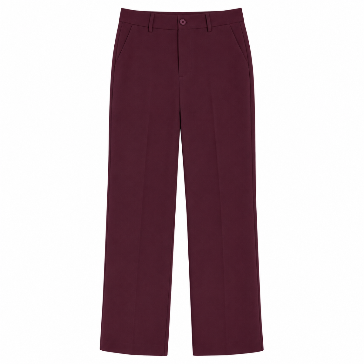 PICA GEKLEEDE KLASSIEKE BROEK BURGUNDY