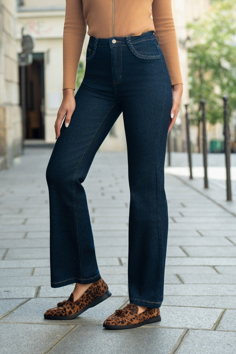 PLOEM FLARED BROEK BRUT