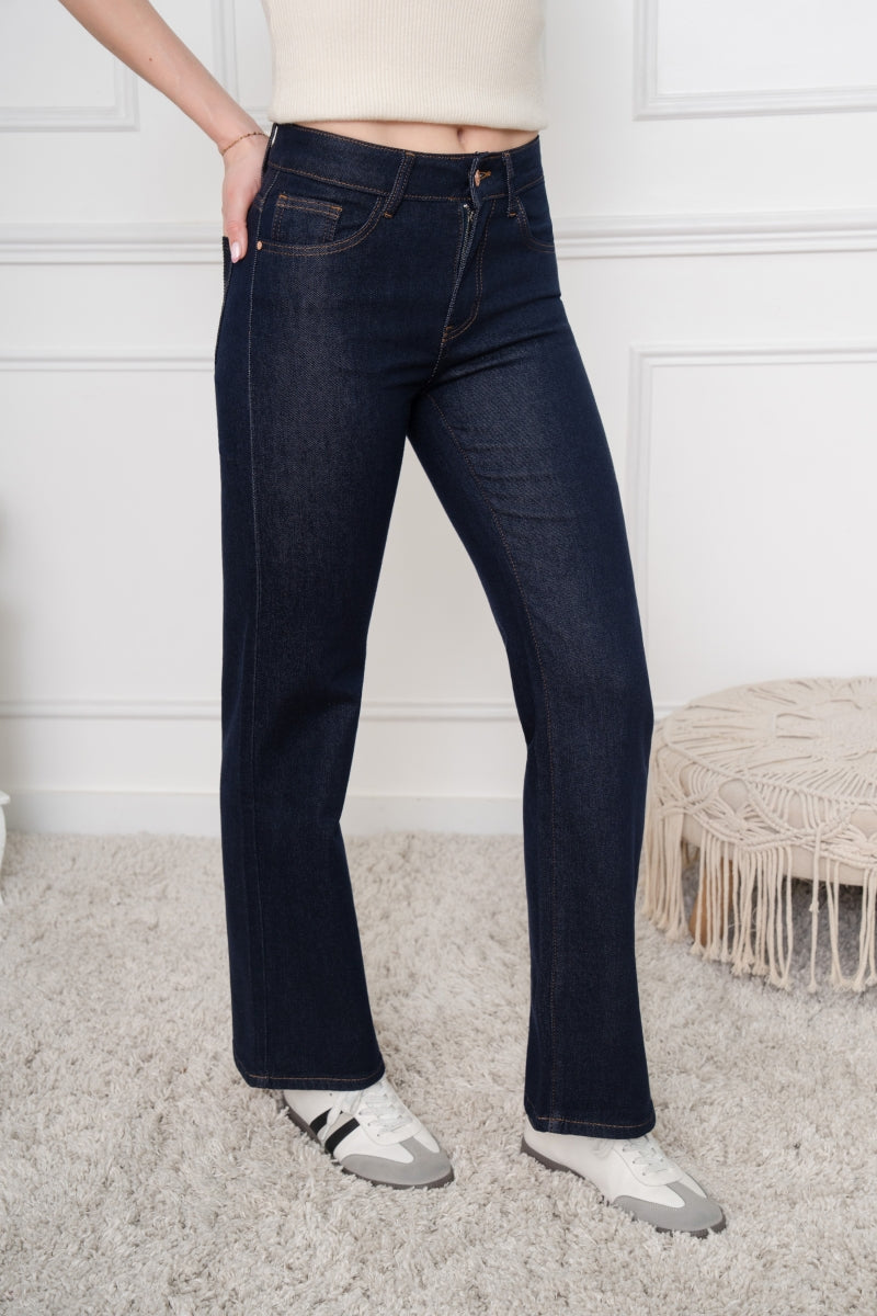 PRIYA STRAIGHT JEANS BRUT MET STRASS