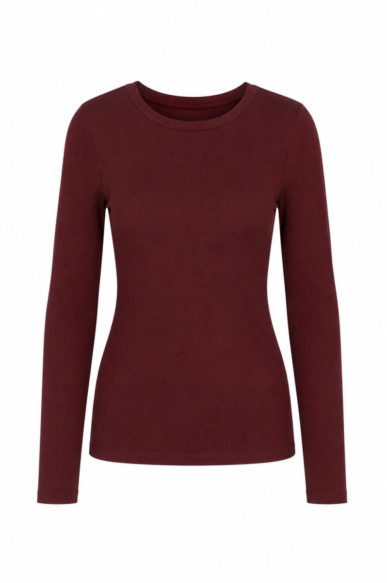 LUX LONGSLEEVE BURGUNDY