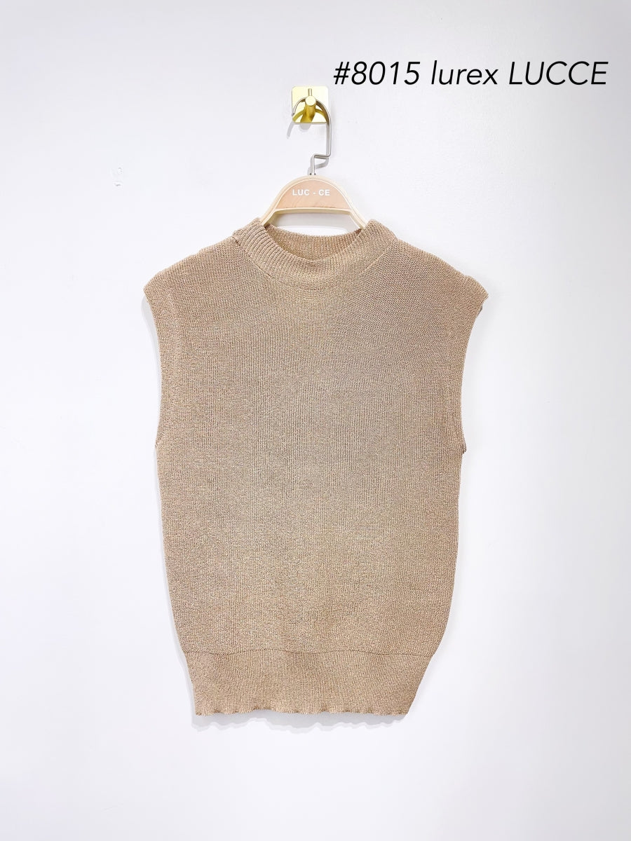 LOVY MOUWLOZE PULL TAUPE MET GLITTER