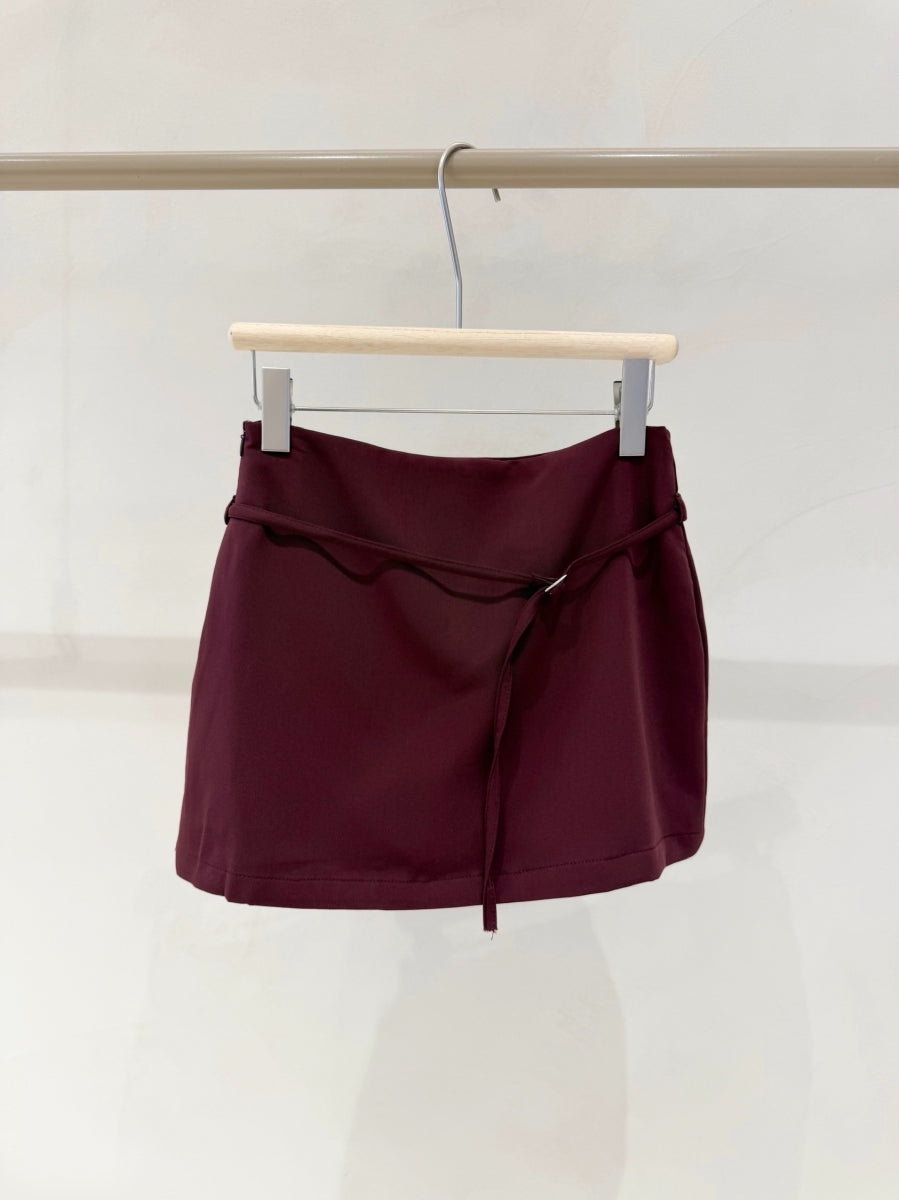 OZALIE SKORT BURGUNDY