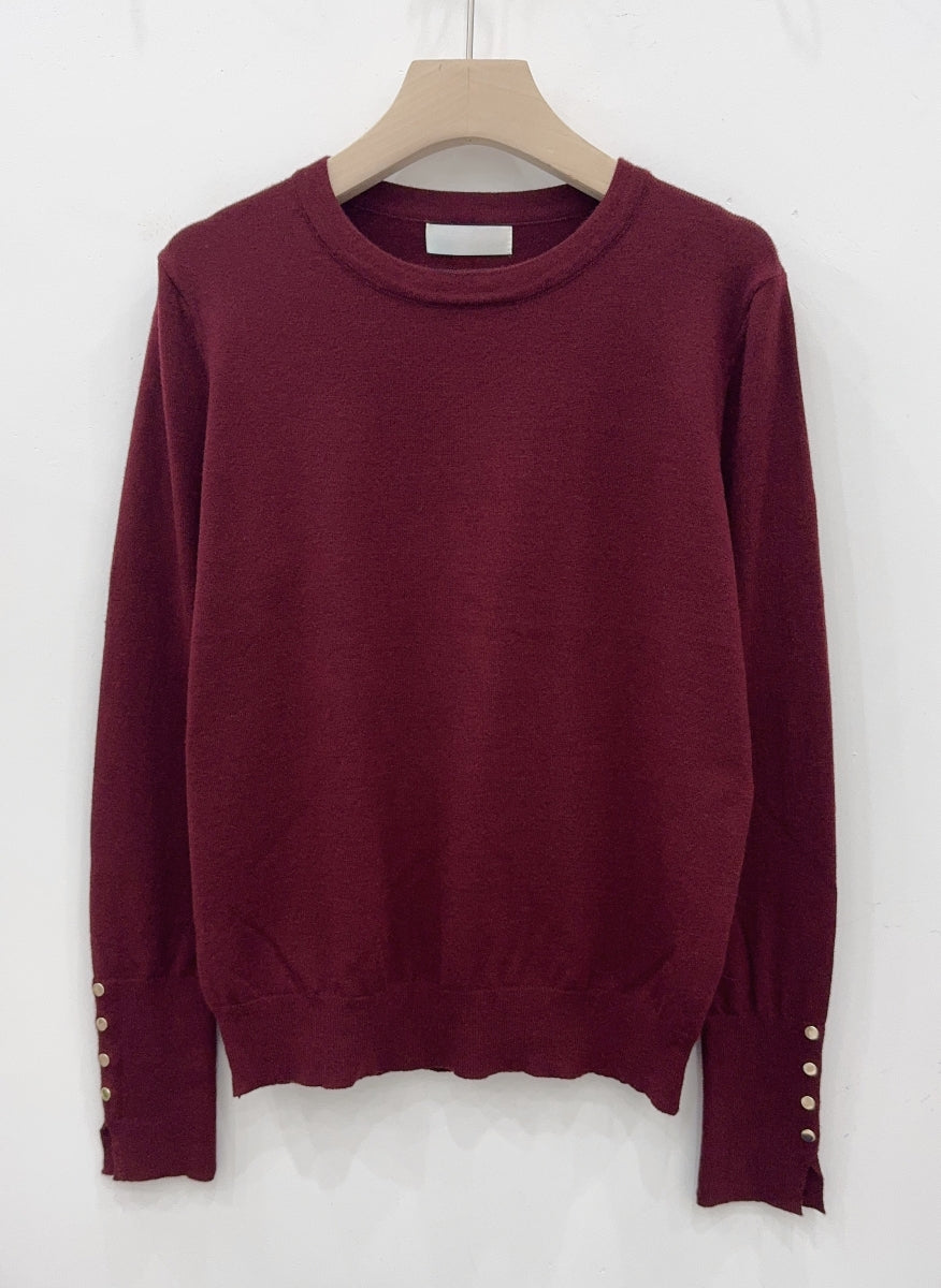 JULA PULL BORDEAUX