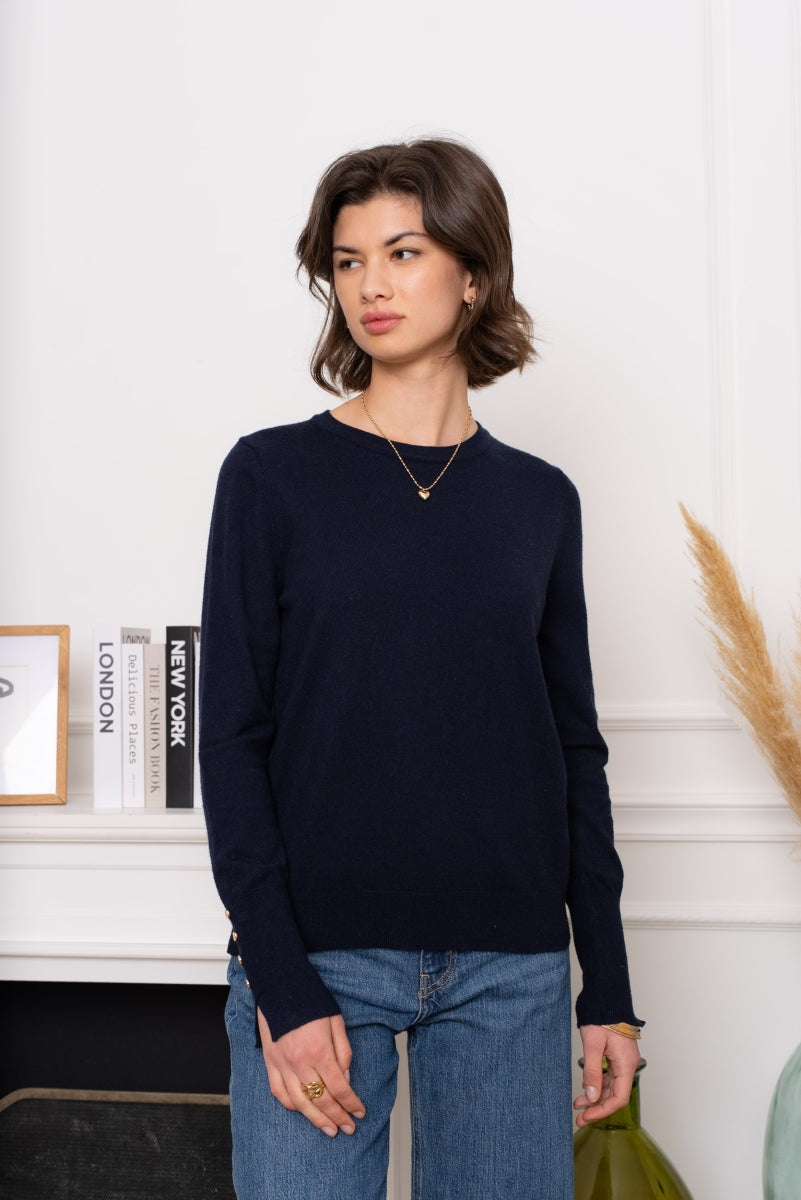 JULA PULL MARINE BLAUW