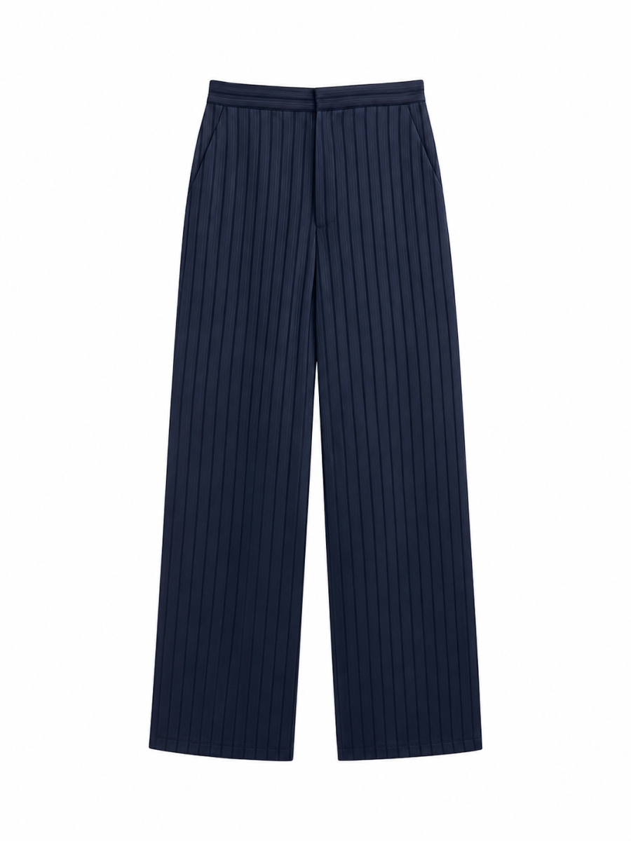 RYLIE GEKLEED BROEK BLAUW MET LICHTE GLITTER