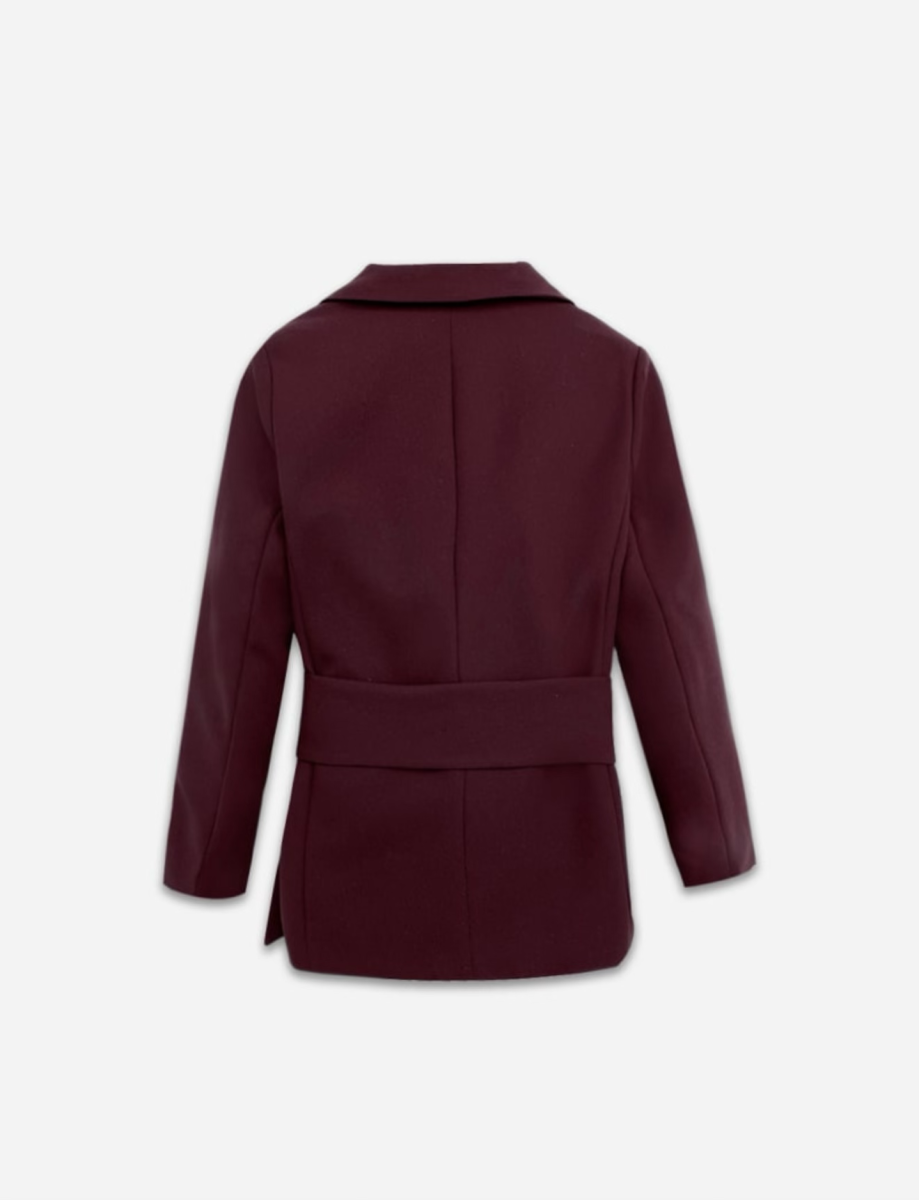 RHODA BLAZER PLUM MET LICHTE GLITTER