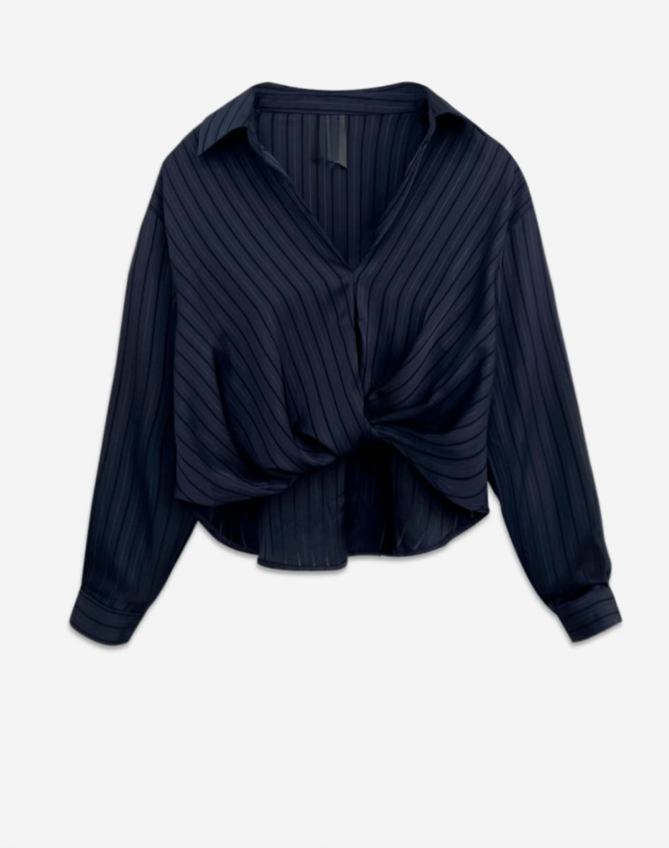 RALINA BLOESJE NAVY MET FIJNE GLITTER