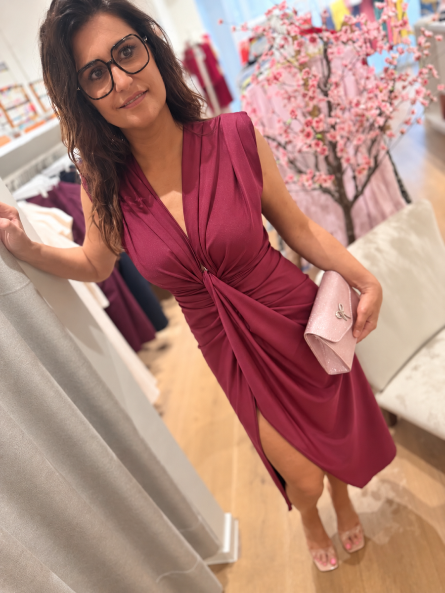 PAGE TU JURK BURGUNDY