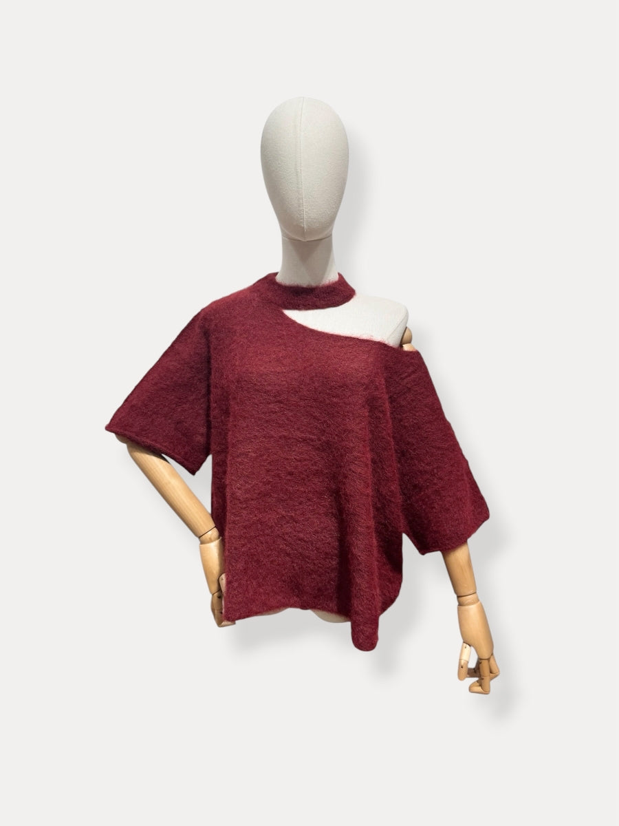 ELLA TU PULL BORDEAUX