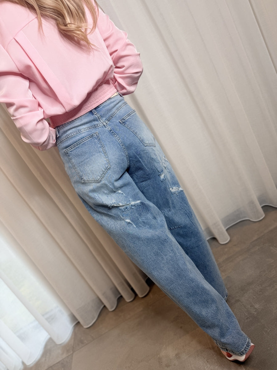 GRACE JEANS WIDE LEG BROEK