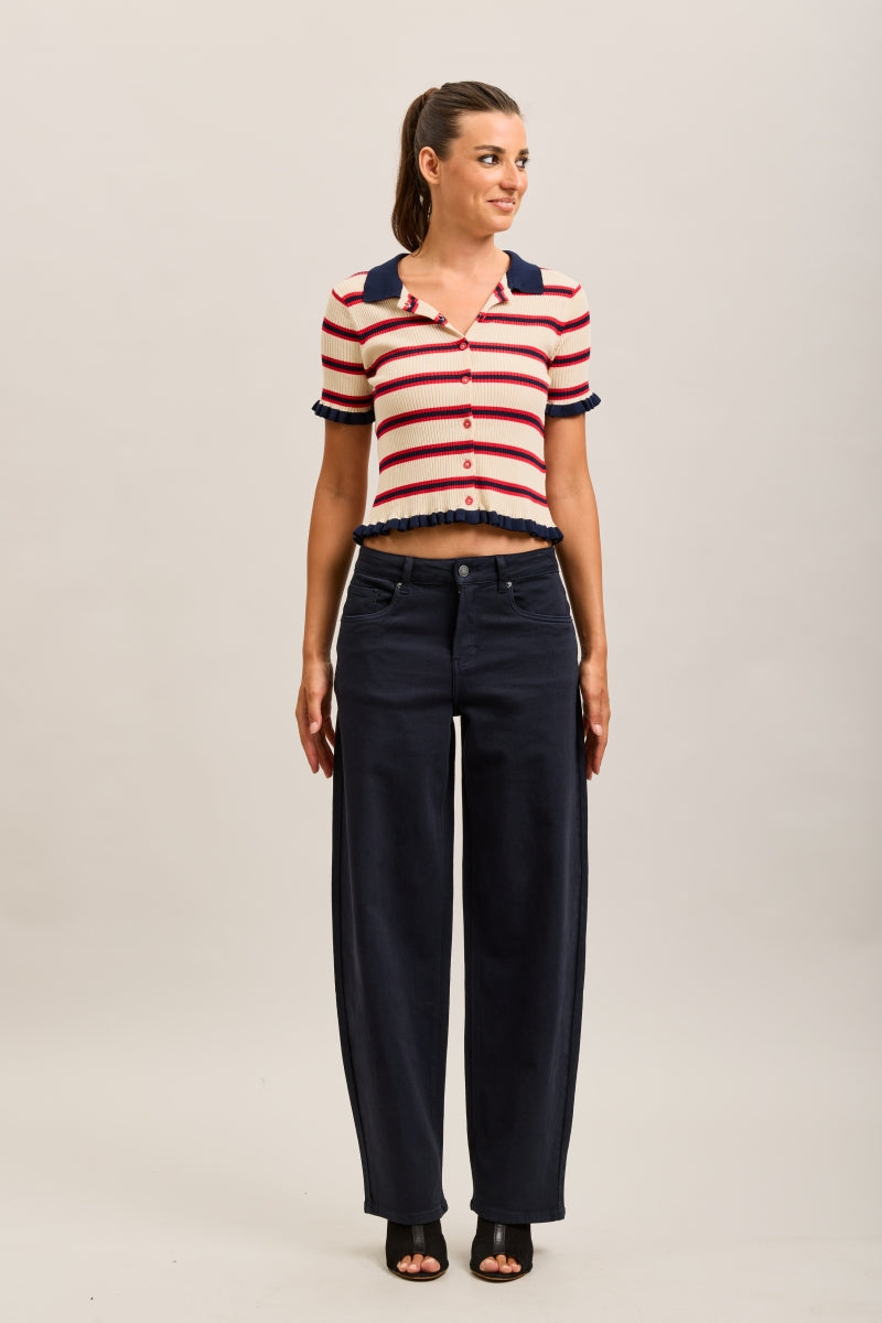 OZGE BROEK BALLOON NAVY