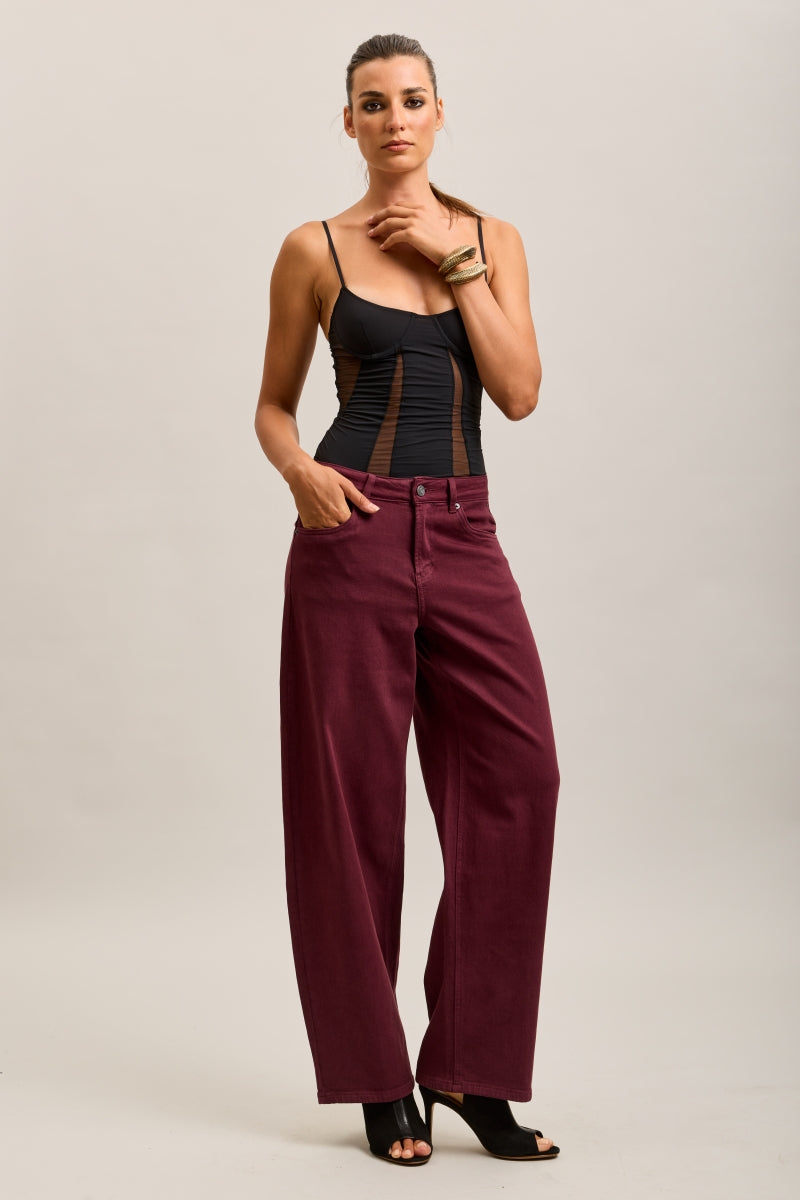 OLGAN BALLOON BURGUNDY