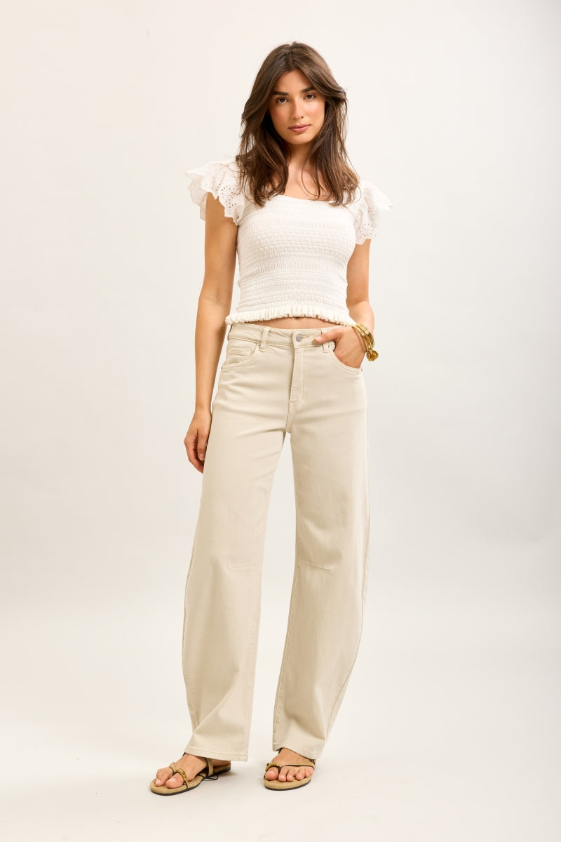 FENNE BALLOON BROEK BEIGE