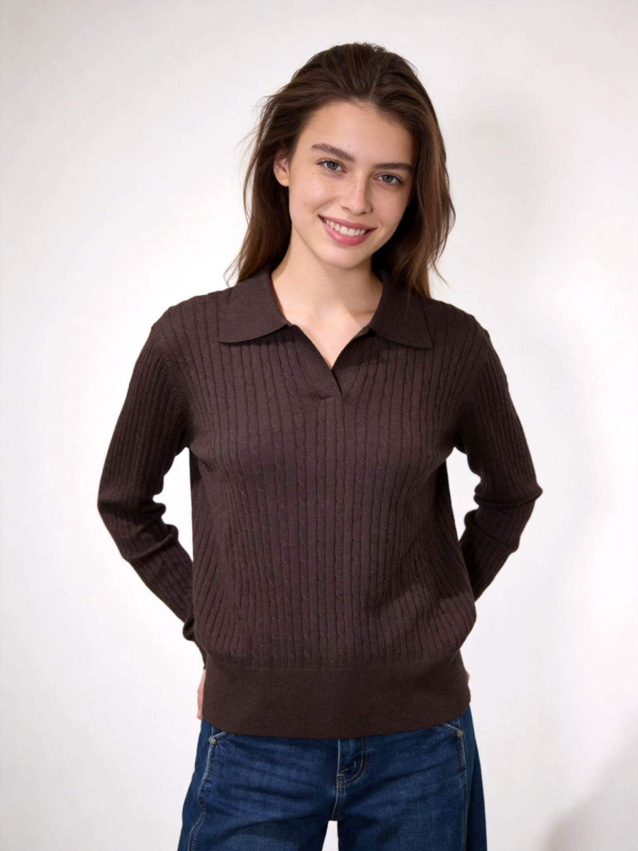 SUUS TU POLO PULL BRUIN