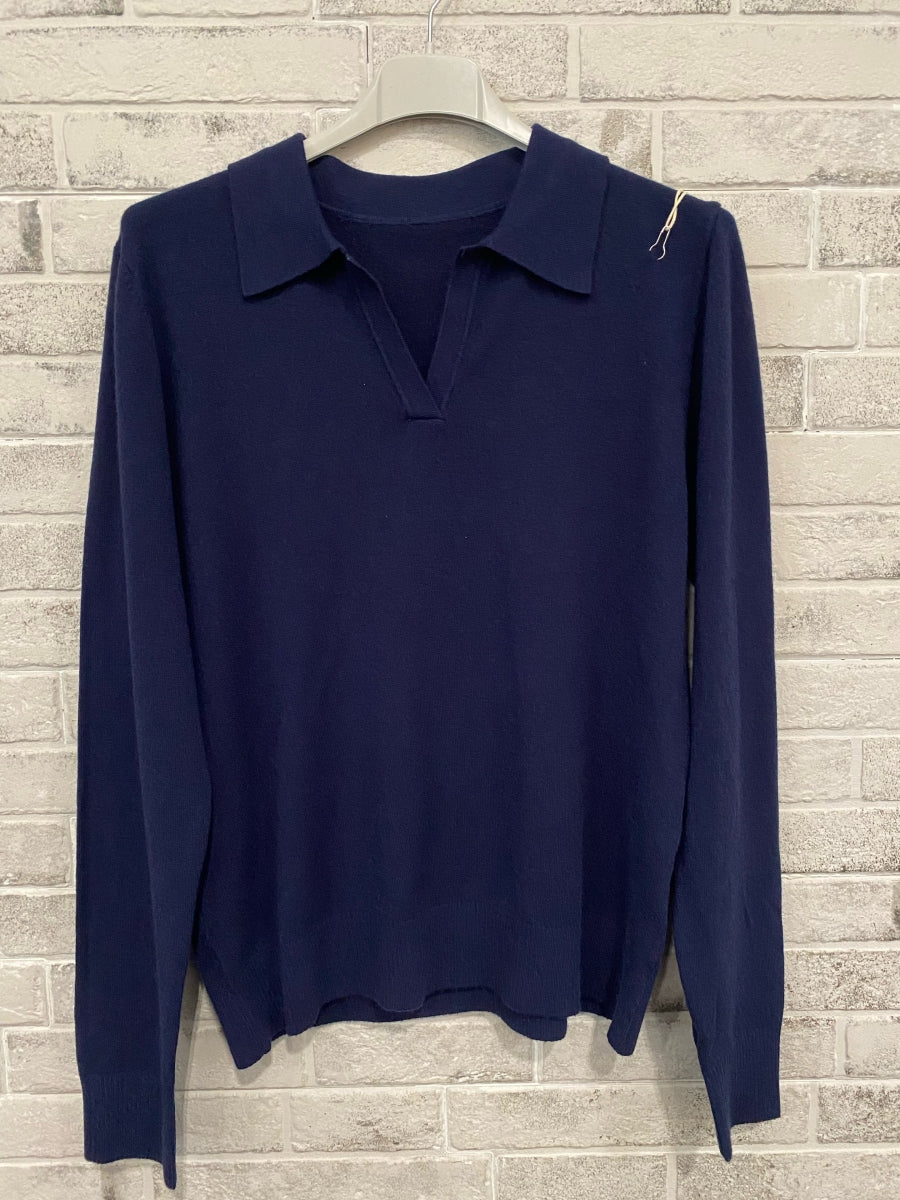 SUSANNE TU POLO PULL NAVY