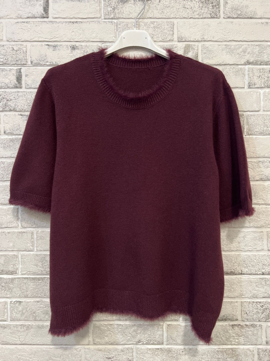 SCOTTIE TU PULL BORDEAUX