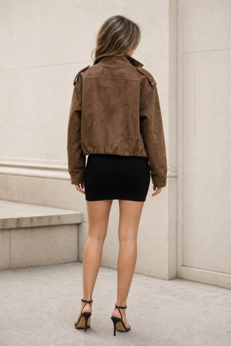 SHIRYA LICHTBRUIN JASJE BOMBER DAIM LOOK