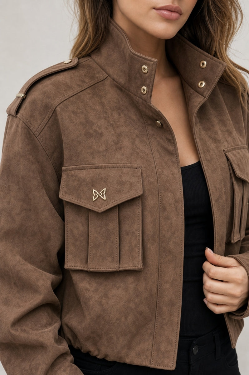 SHIRYA LICHTBRUIN JASJE BOMBER DAIM LOOK
