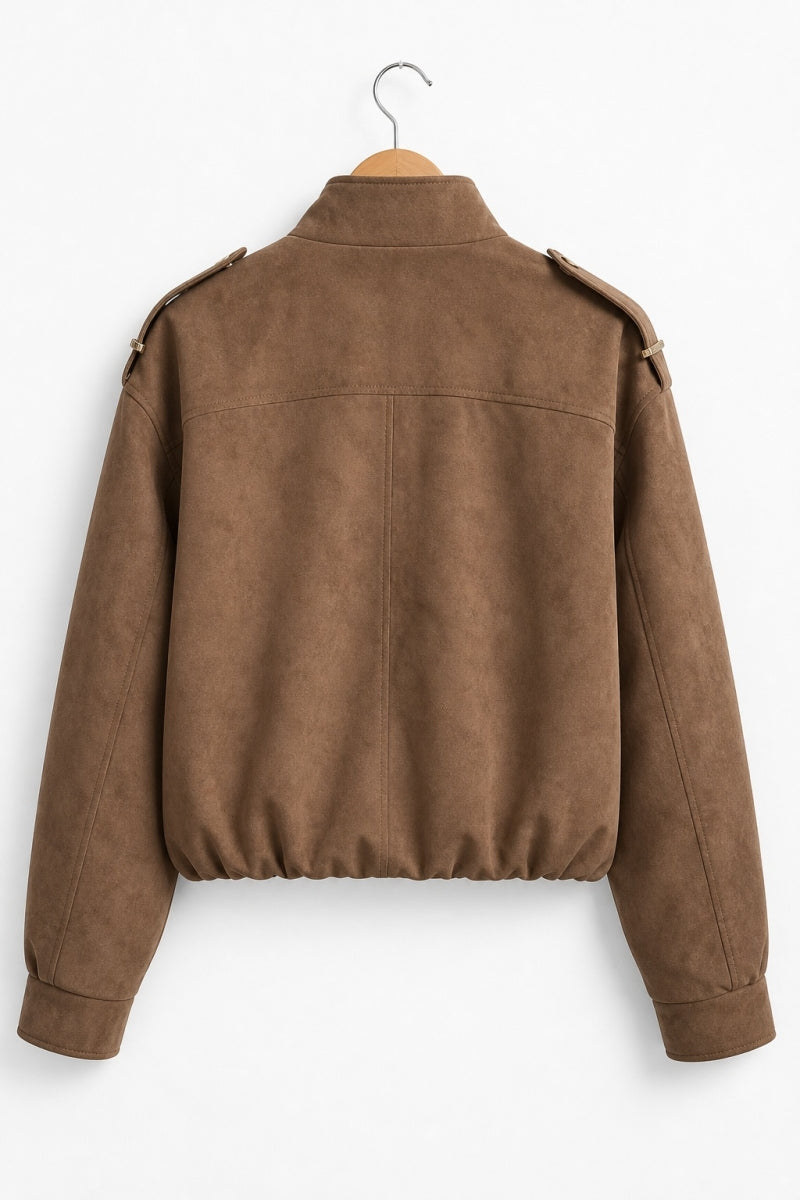 SHIRYA LICHTBRUIN JASJE BOMBER DAIM LOOK
