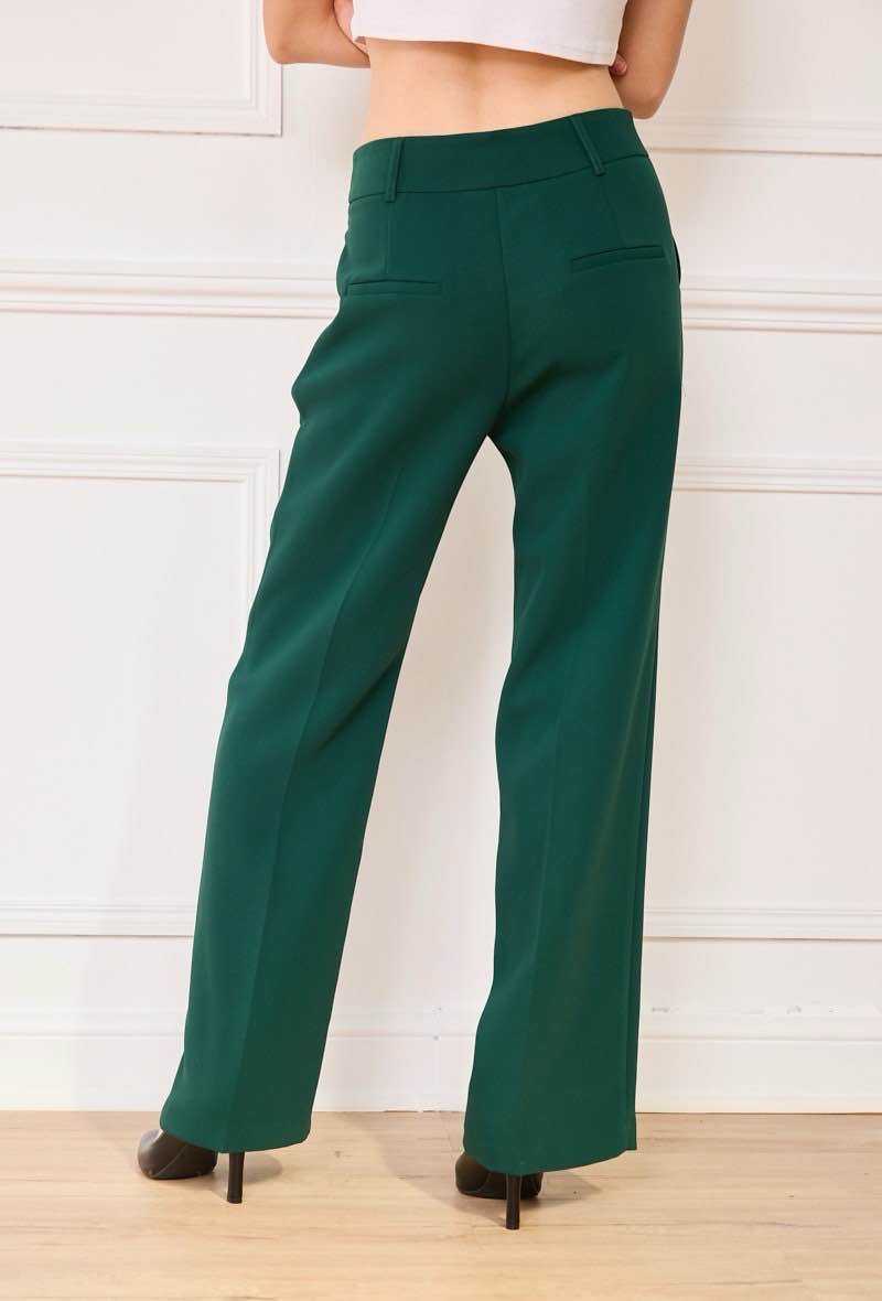 SEYENNA GEKLEDE BROEK GUCCI GREEN