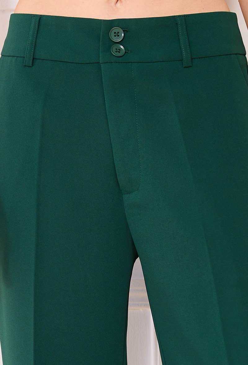 SEYENNA GEKLEDE BROEK GUCCI GREEN