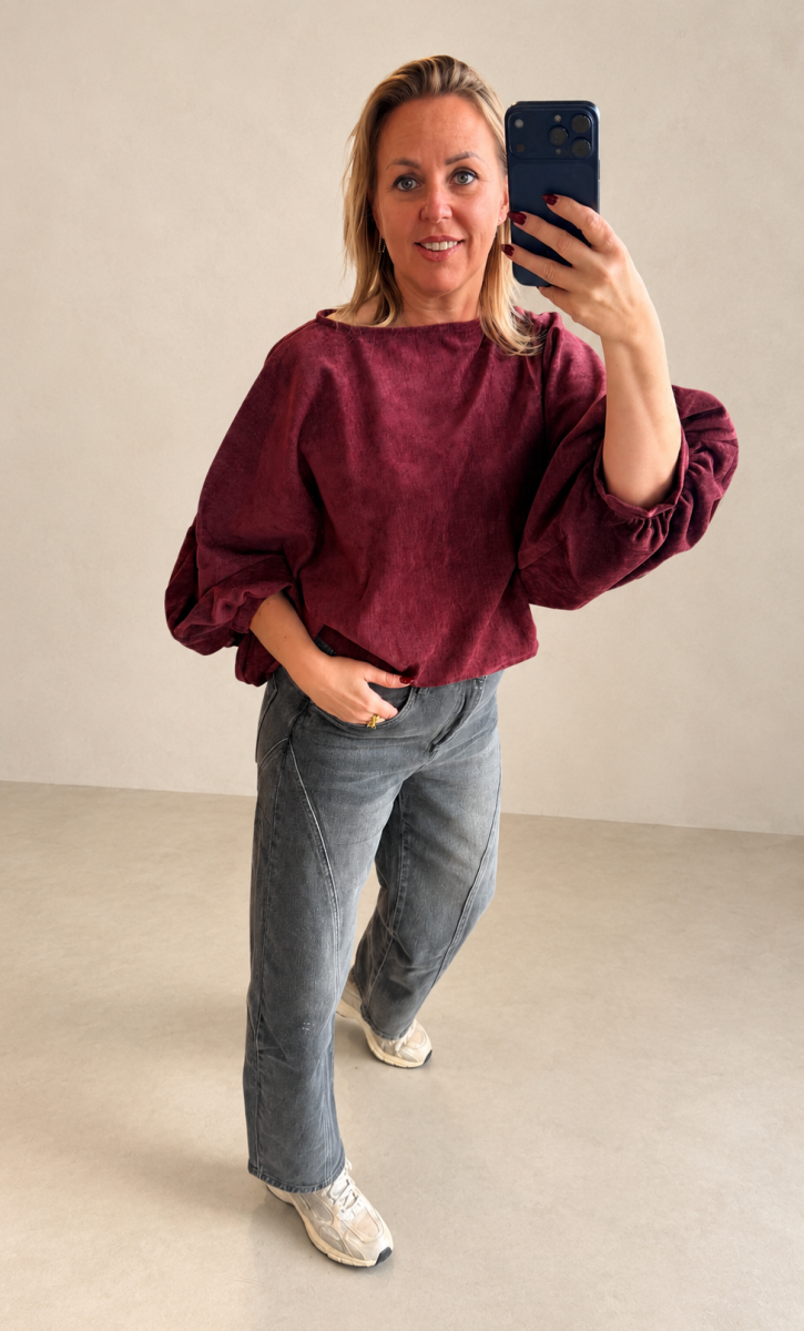 NEA BALLOON BROEK GRIJS