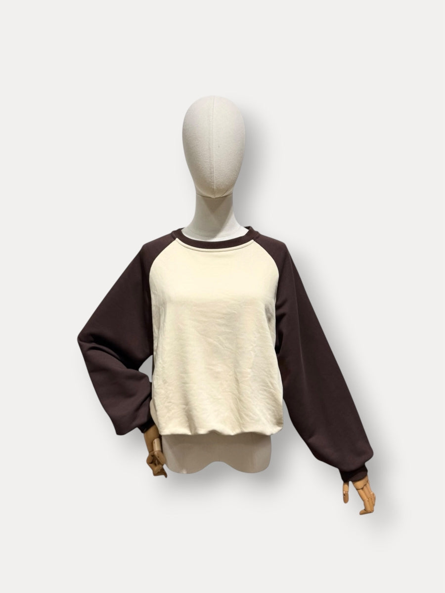 CATO TU PULL BROWN/BEIGE