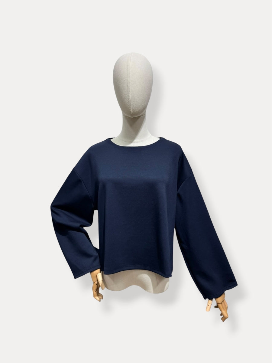 CARMEN TU LONG SLEEVE DARK BLUE