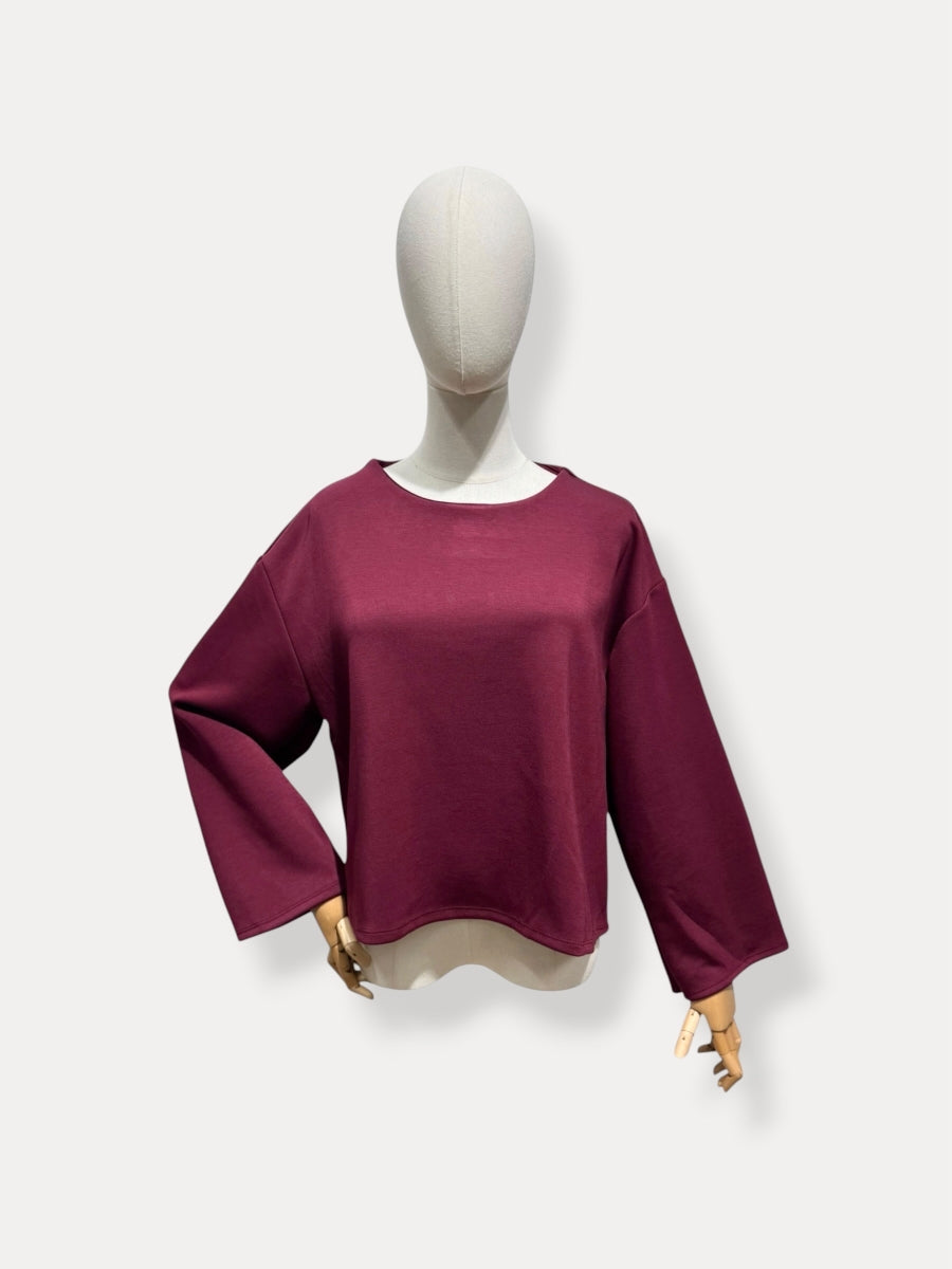 CARMEN TU LONG SLEEVE BURGUNDY