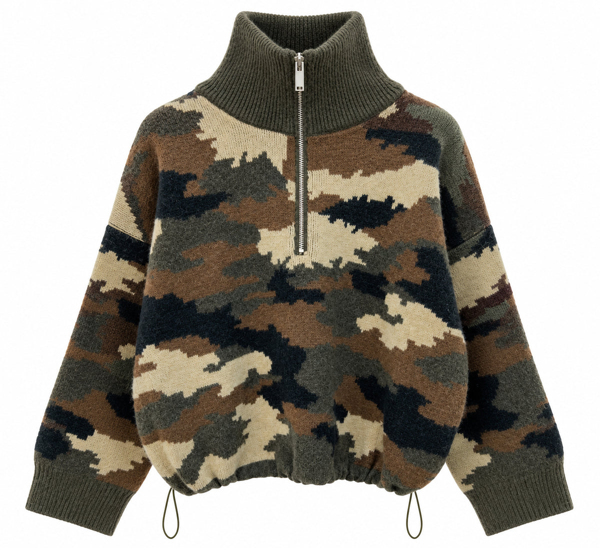 SALTY SWEATER  ARMY KHAKI