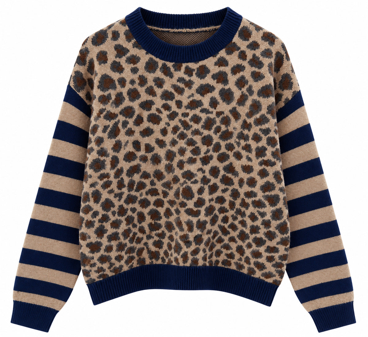 RENEÉ PULL LEOPARD BLUE