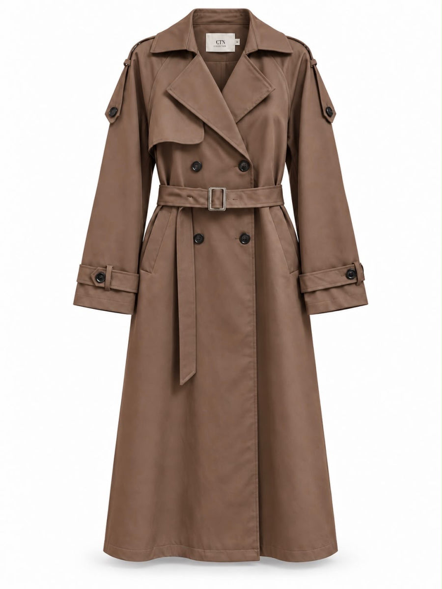 RILEY TRENCHCOAT COFFEE