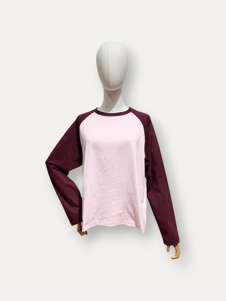 LUTTI TU LONG SLEEVE BURGUNDY/PINK