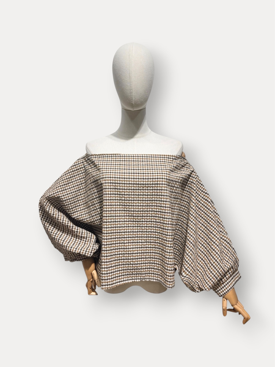 FIEN GERUITE TU BLOUSE BRUIN