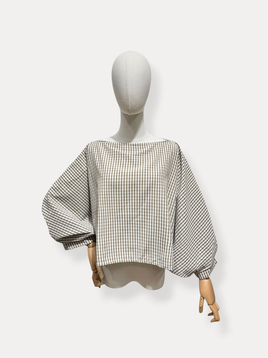 VEERLE GERUITE TU BLOUSE BRUIN