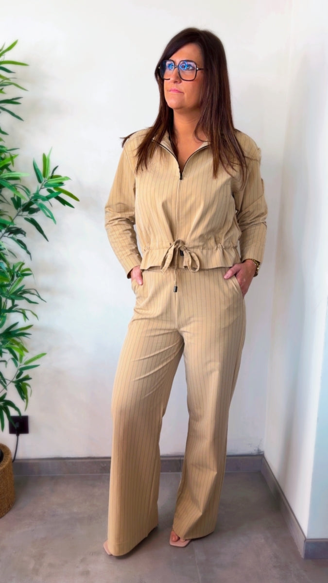 PARISA STRIPE BROEK TRAVEL ZS-SUNSET 61040