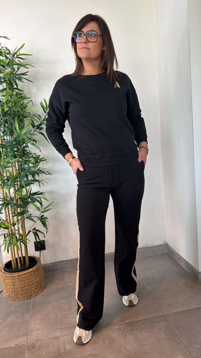 SAMOUR SWEATER A-BLACK 61050